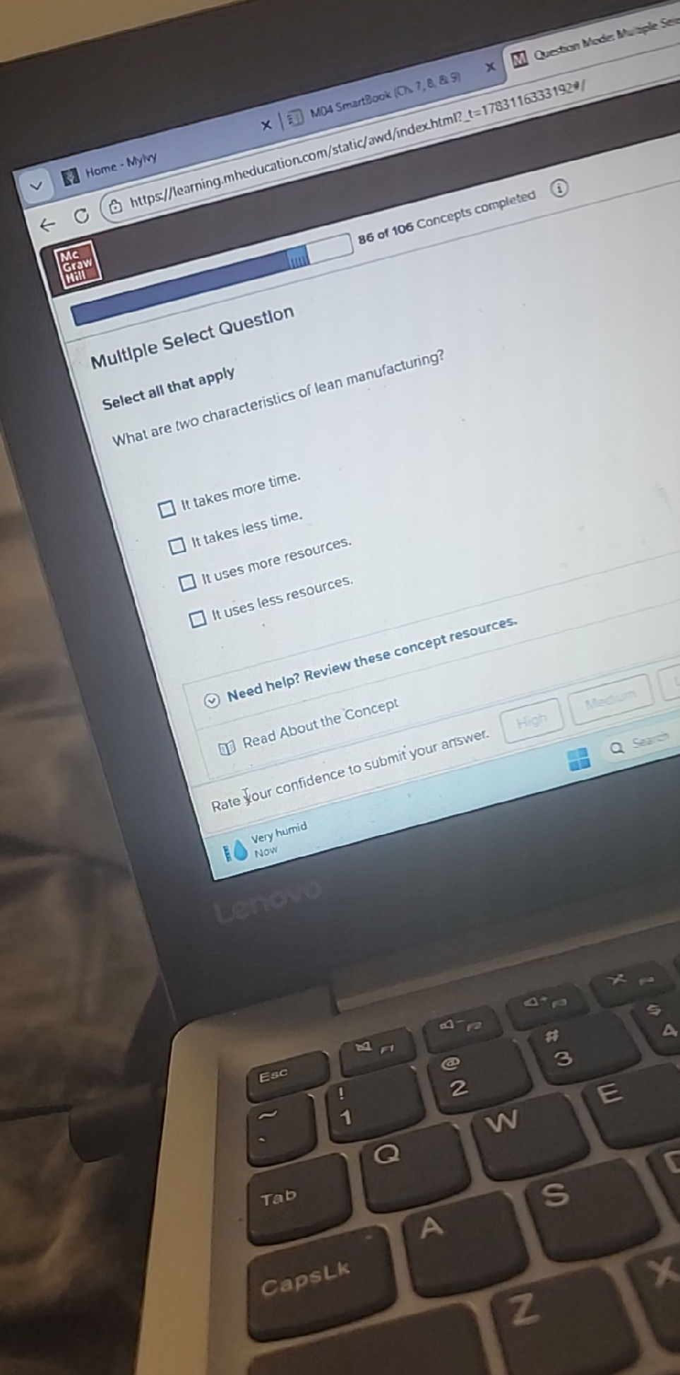 Multiple Select Question Select all that