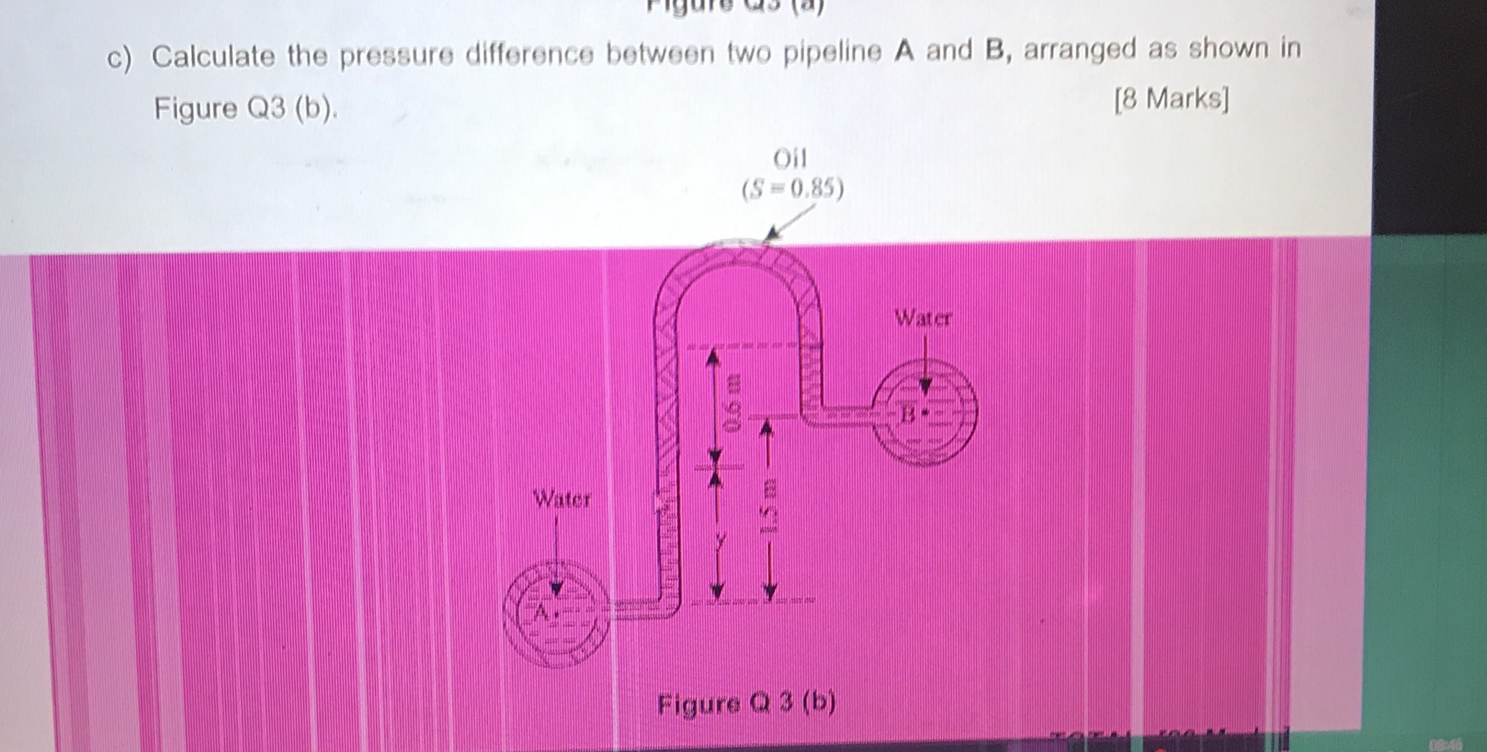 python + chemical engineering: pressure difference in... c) Calculate the pressure difference between