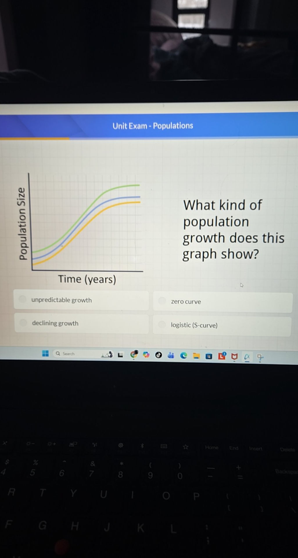 What kind of population growth does this | StudyX