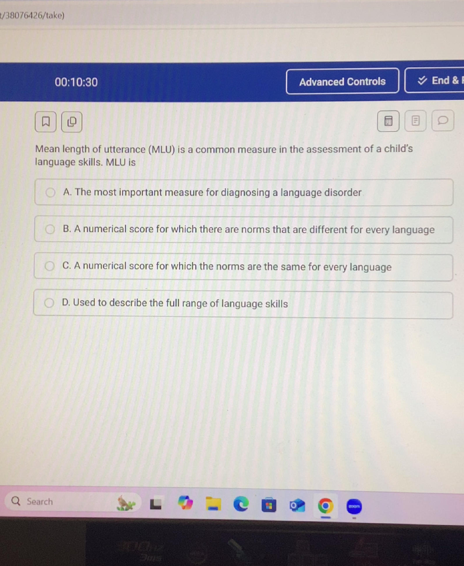 Language Sample Mlu Report Example Mean length of utterance (MLU) is a common | StudyX