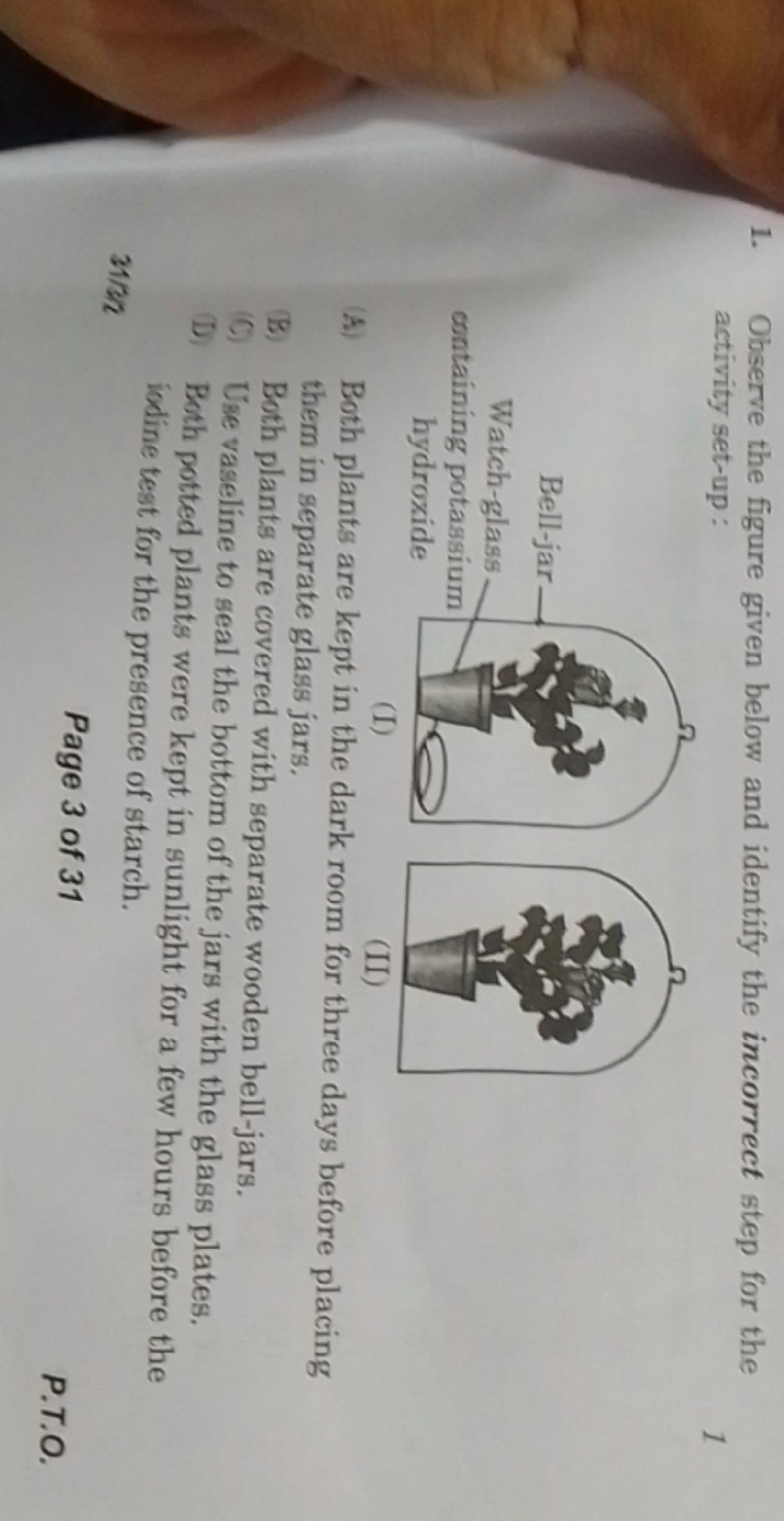 Observe the figure given below and identify