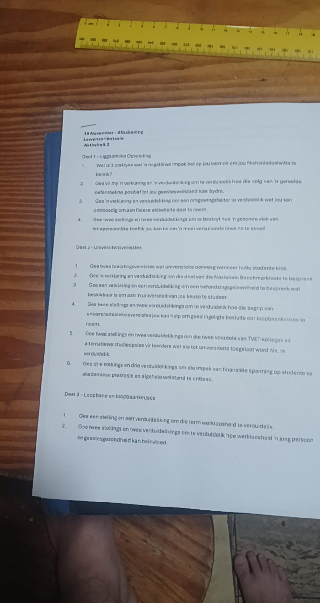 Deel 3 - Loopbane en loopbaankeuses 1. Gee