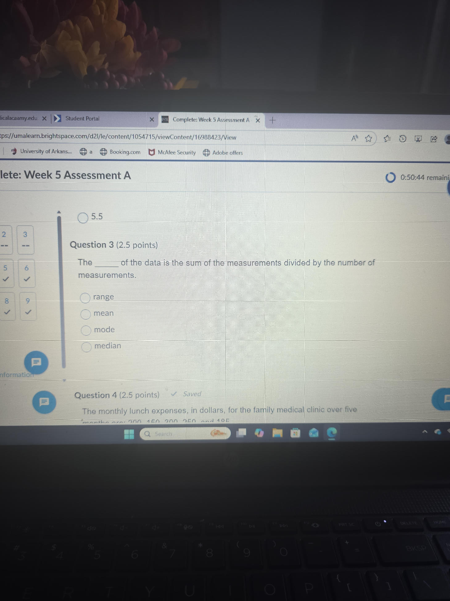 Question 3 (2.5 points) The ________ of the | StudyX