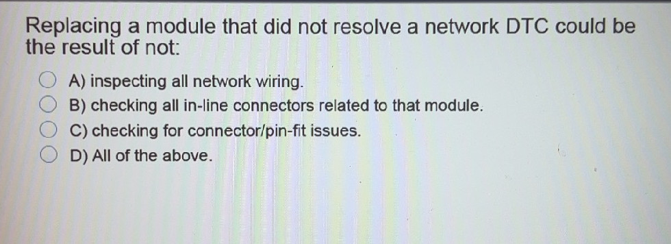 Replacing a module that did not resolve a | StudyX