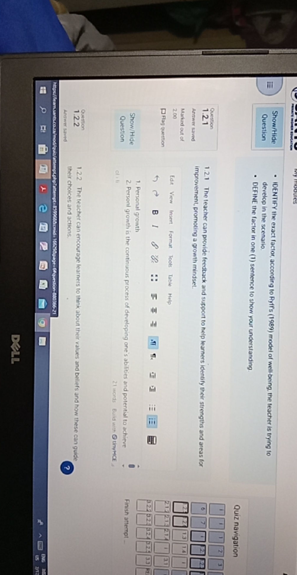 1.2.1 The teacher can provide feedback and | StudyX
