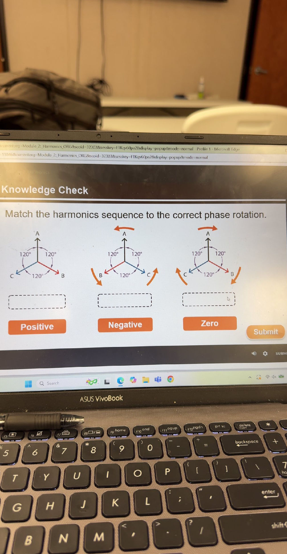 Match the harmonics sequence to the correct | StudyX