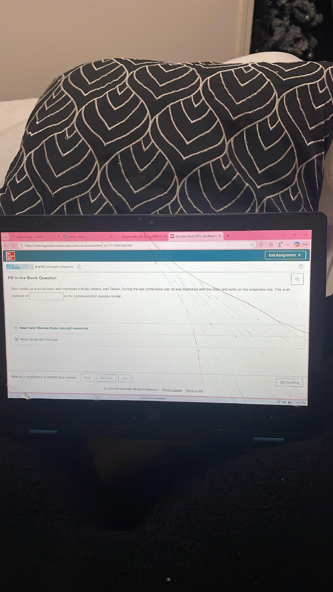 Fill in the Blank Question Russ heads up a | StudyX