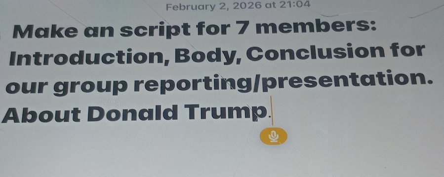 Make an script for 7 members: Introduction, | StudyX