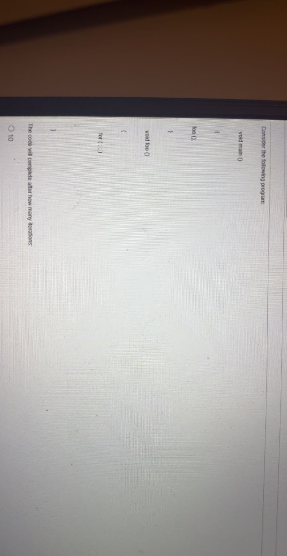 Consider the following program: The code | StudyX