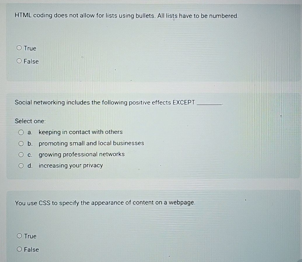 HTML coding does not allow for lists using | StudyX