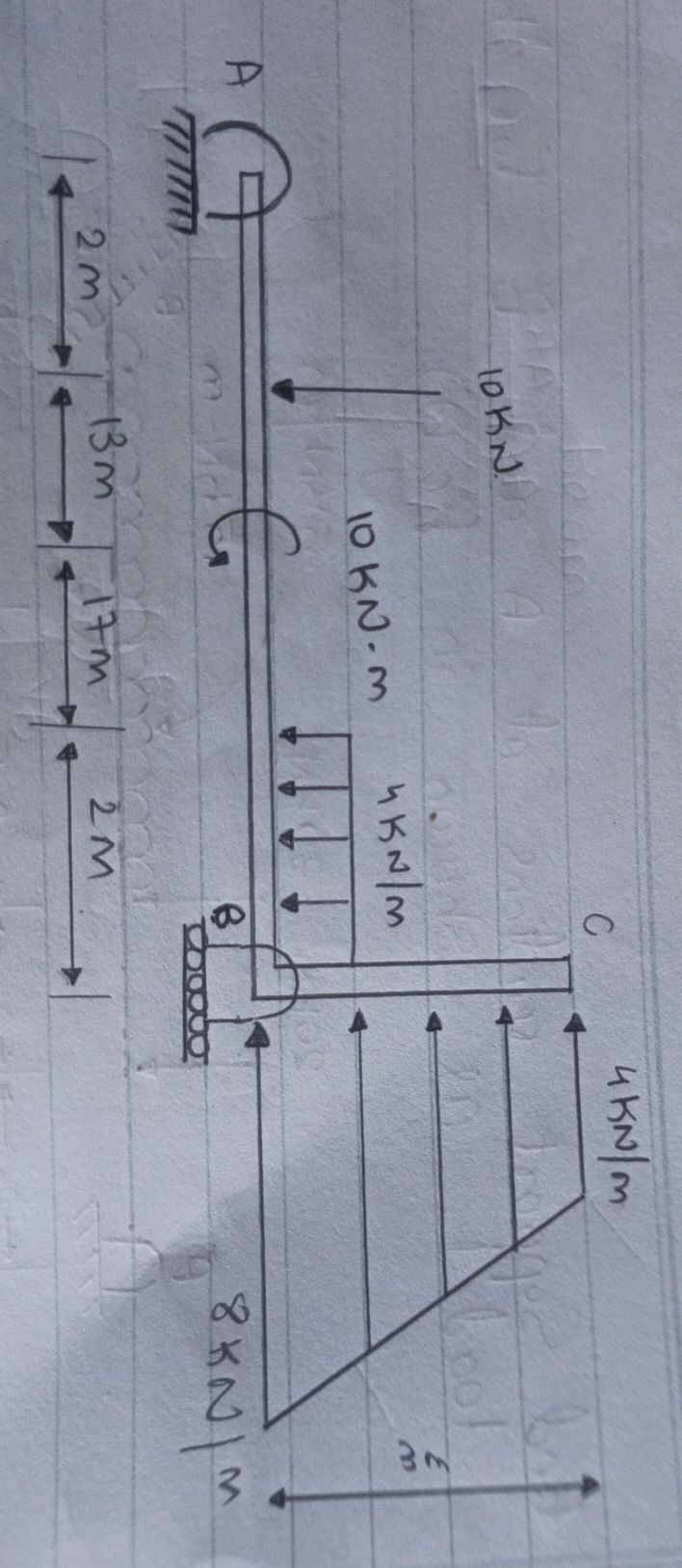 The image shows a structural diagram with