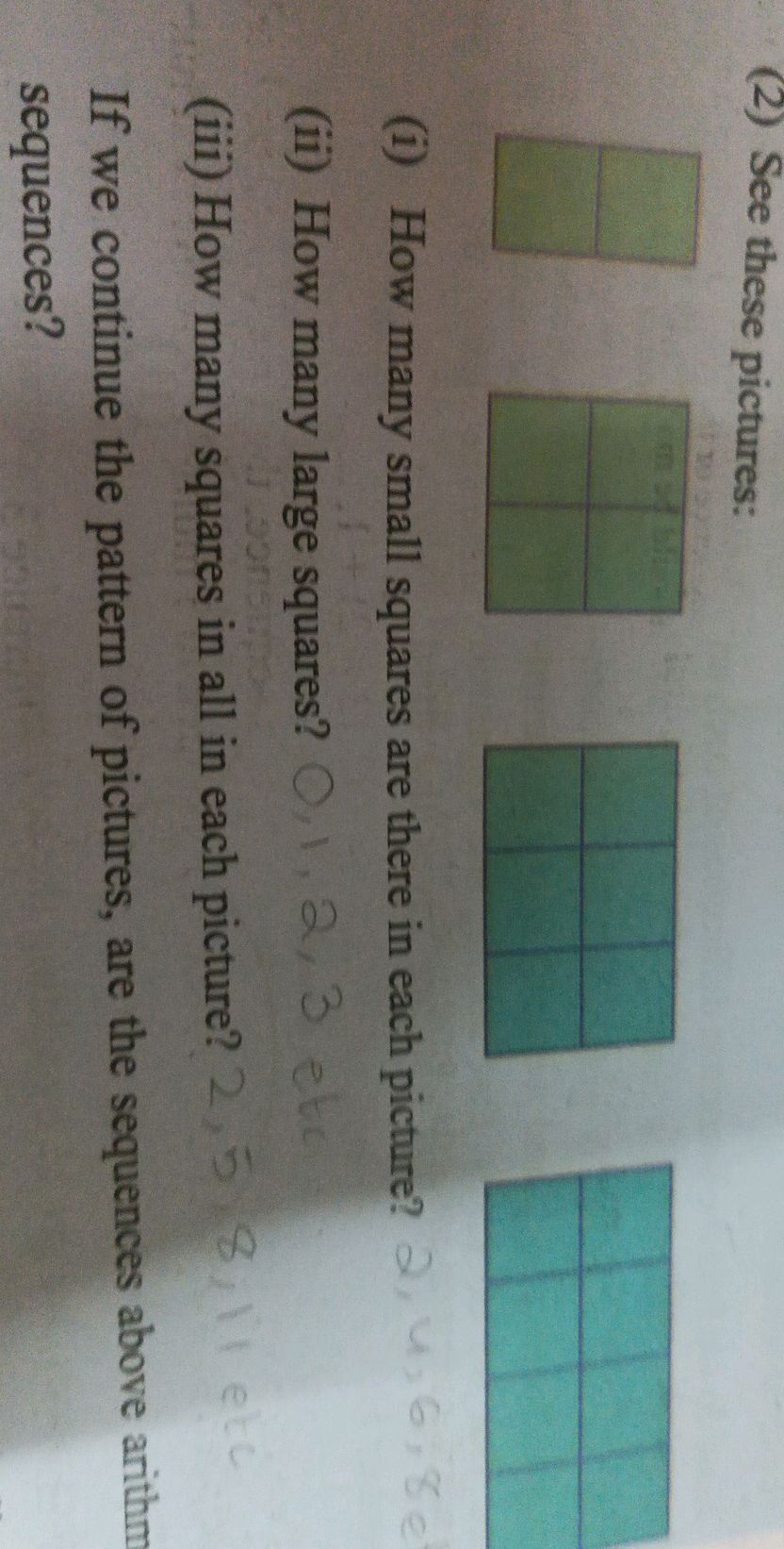 Constant Define Math (i) How many small squares are there in each