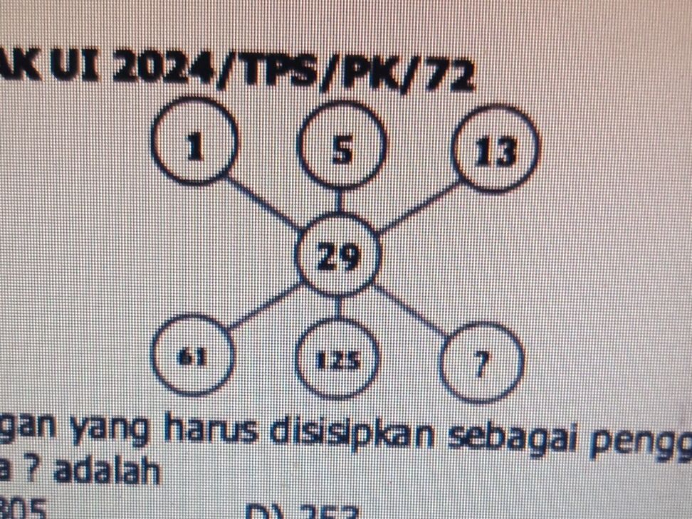 The image shows a diagram with numbers | StudyX