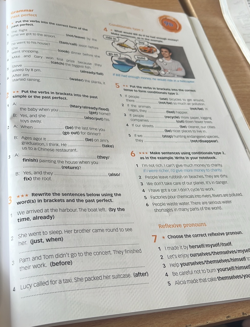**1 Put the verbs into the correct form of | StudyX