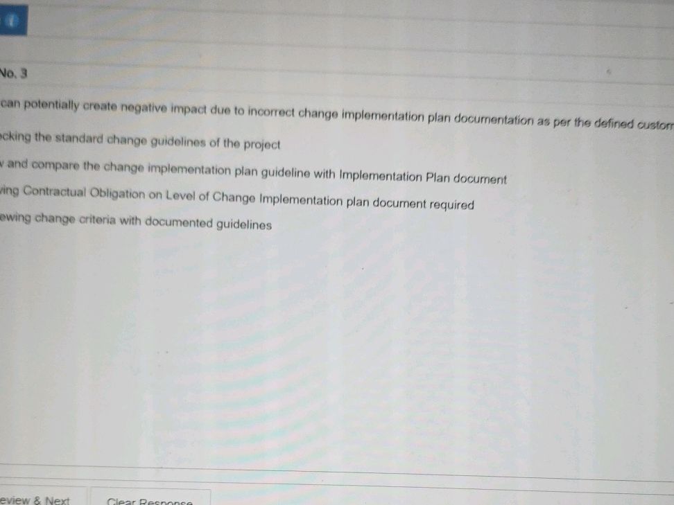 No. 3 can potentially create negative impact | StudyX