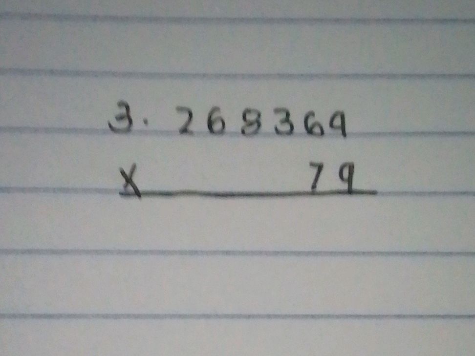 Multiplication Problem: 268364 x 79 | StudyX