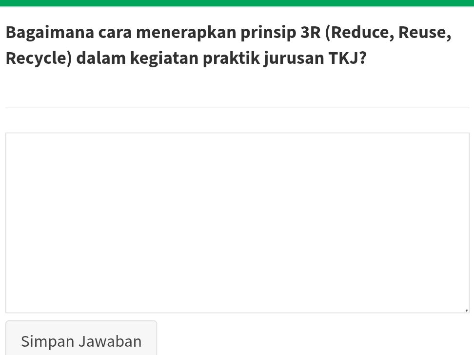 Bagaimana cara menerapkan prinsip 3R | StudyX