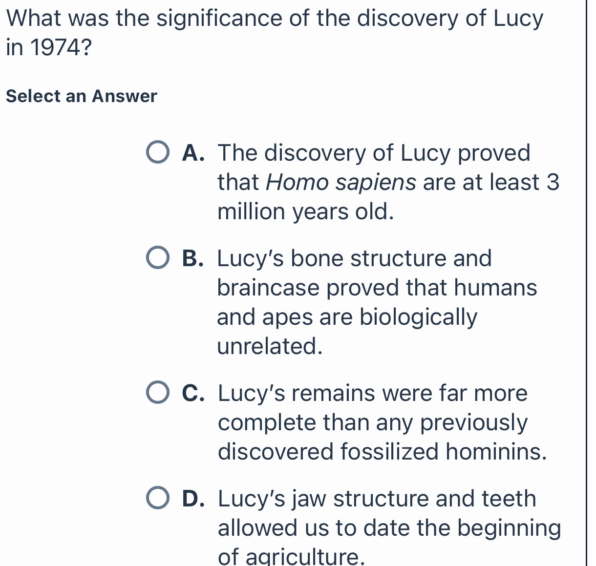 What was the significance of the discovery | StudyX