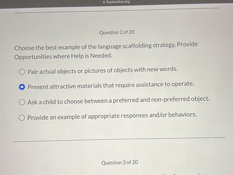 Choose the best example of the language | StudyX