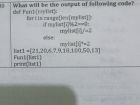 5886 Code What will be the output of following code?