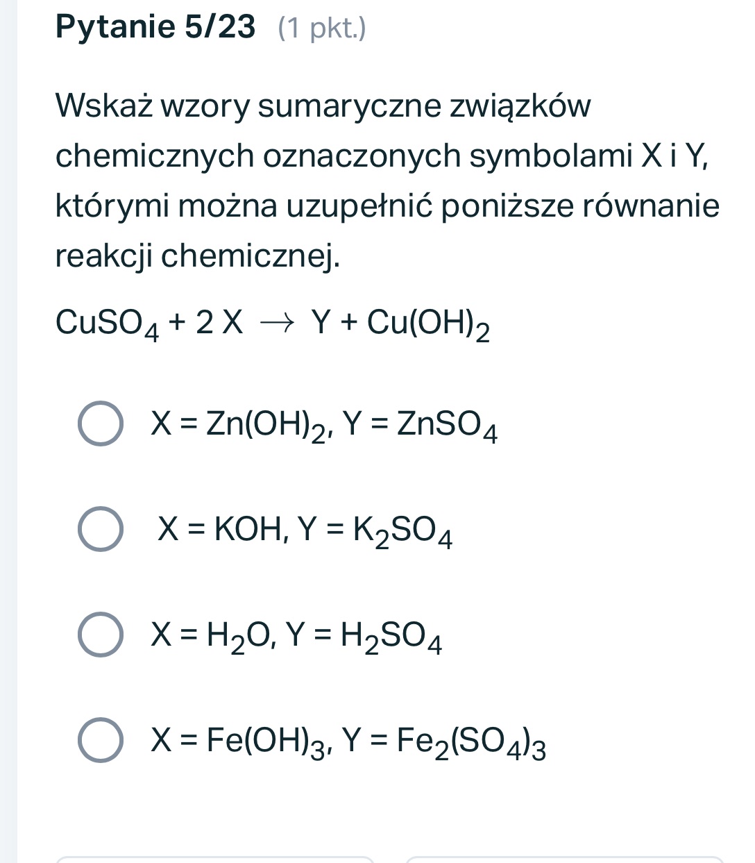 Wskaż Wzory Sumaryczne Związków Chemicznych Które Reagują Z Tlenkiem Glinu