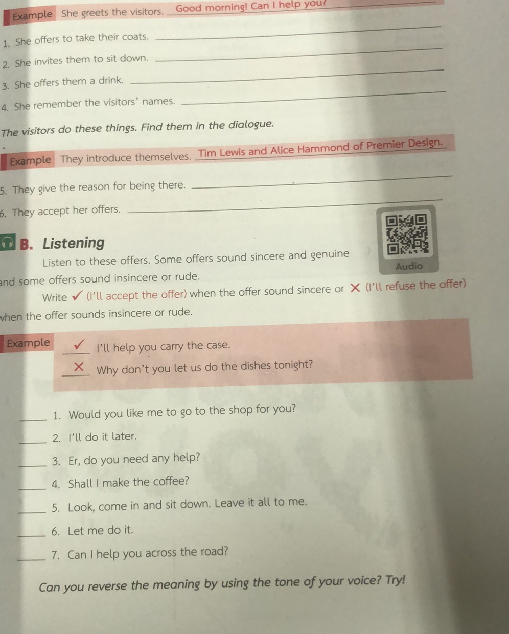 Listen to these offers. Some offers sound | StudyX
