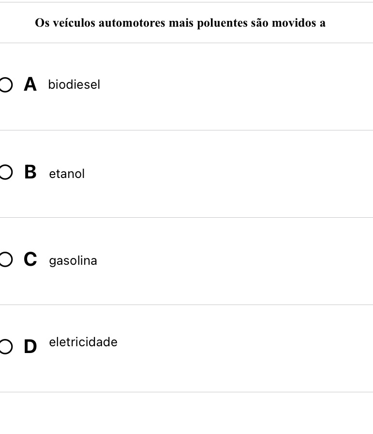 Os veículos automotores mais poluentes são