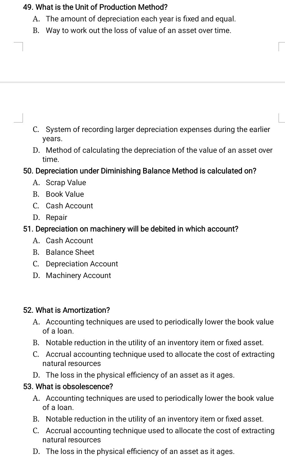 49. What is the Unit of Production Method? | StudyX