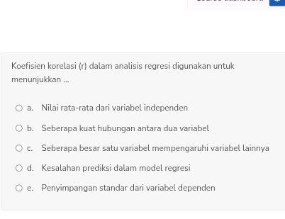 Koefisien korelasi (r) dalam analisis | StudyX