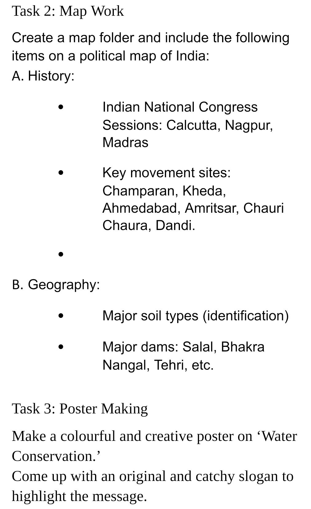 Task 2: Map Work Create a map folder and | StudyX