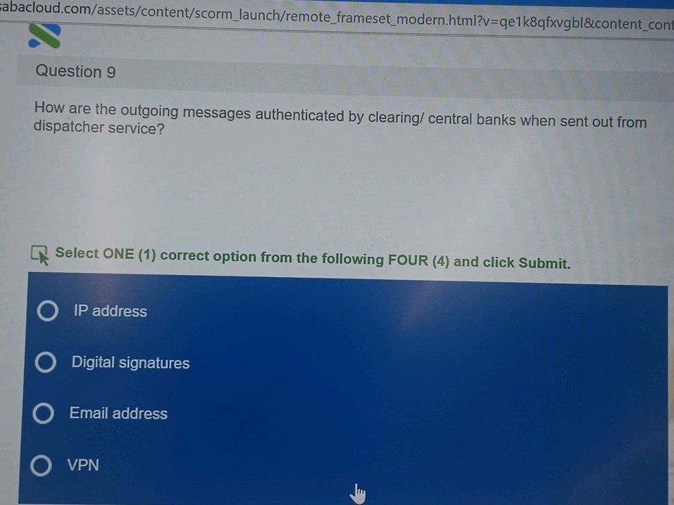 Question 9 How are the outgoing messages | StudyX