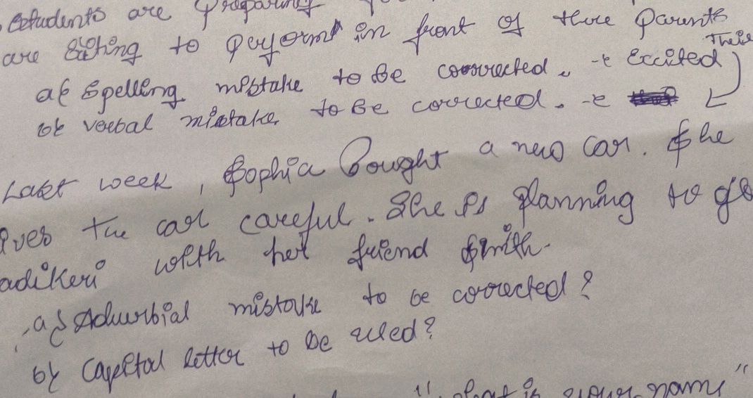 af spelling mistake to be corrected. ok | StudyX