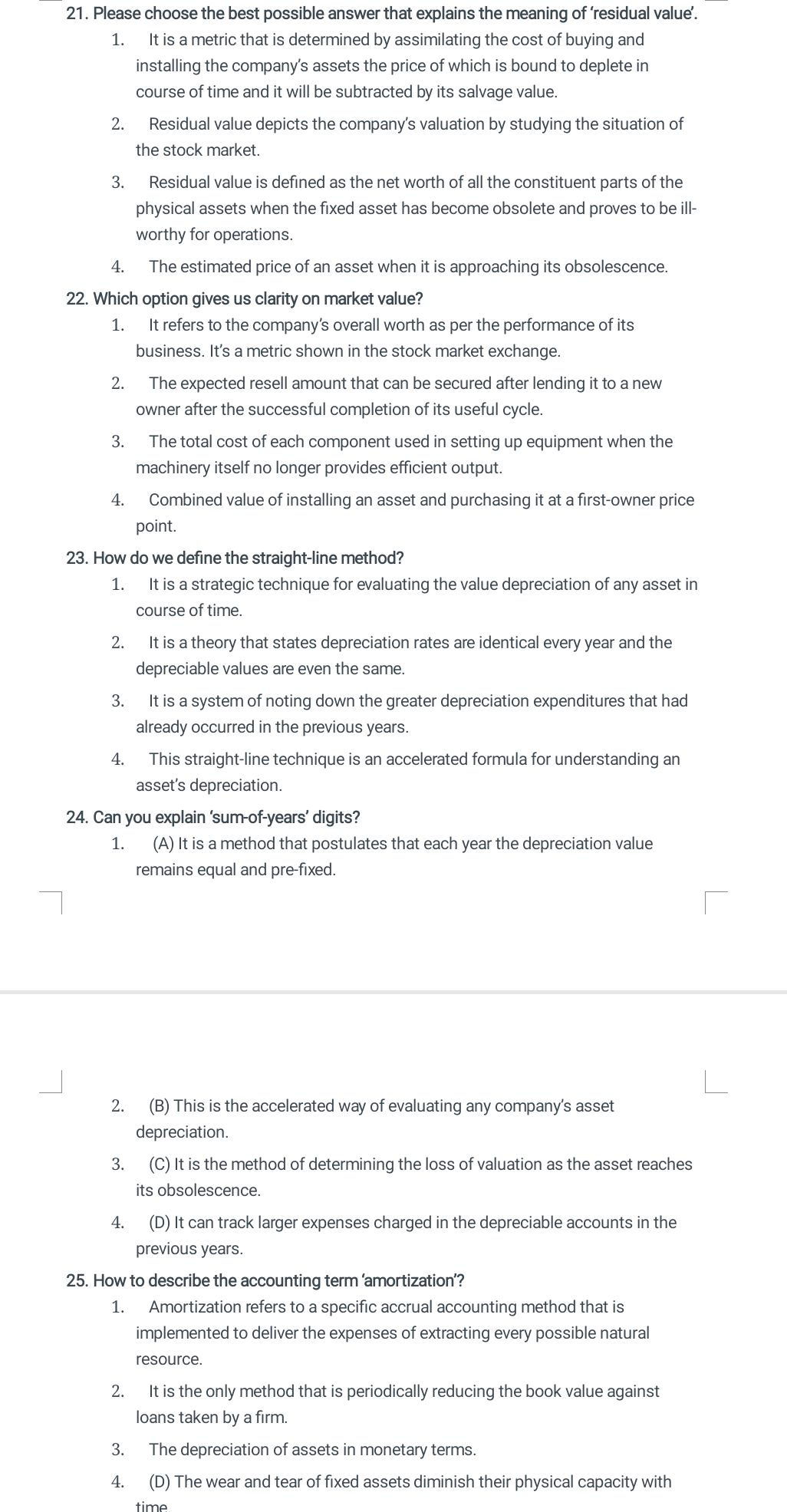 21. Please choose the best possible answer | StudyX
