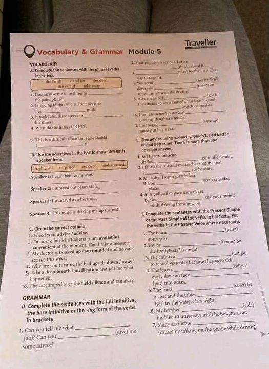 A. Complete the sentences with the phrasal | StudyX