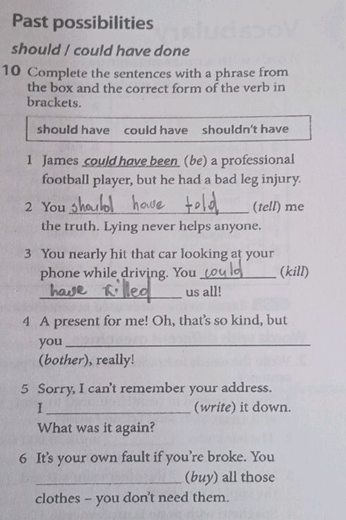 Complete the sentences with a phrase from | StudyX