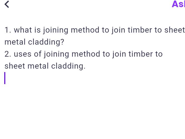 1. what is joining method to join timber to | StudyX