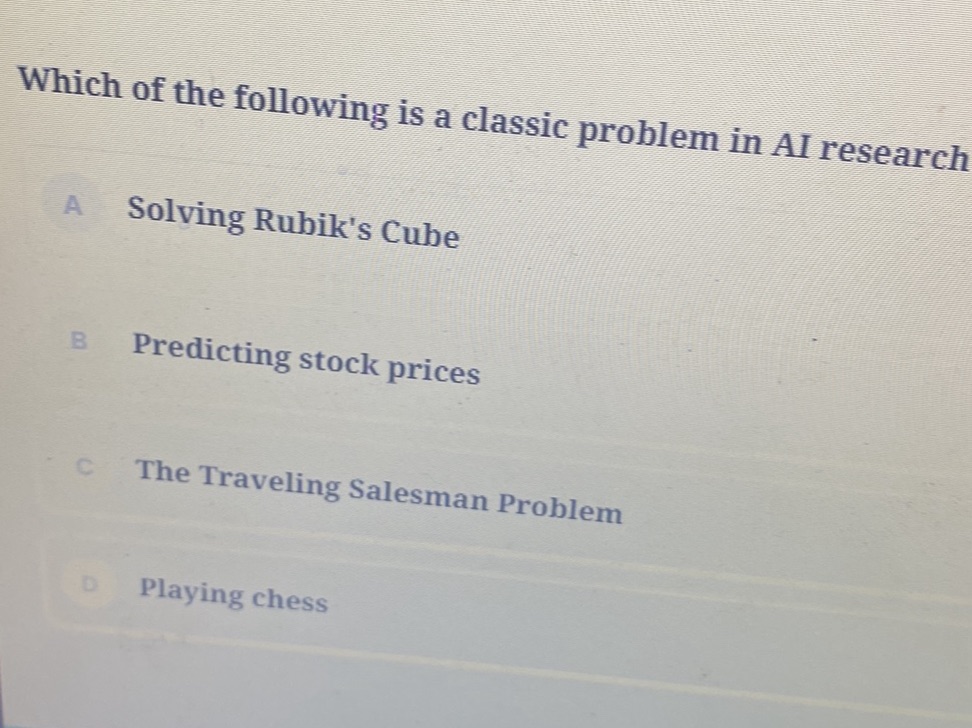 Classic Problems Which of the following is a classic problem | StudyX