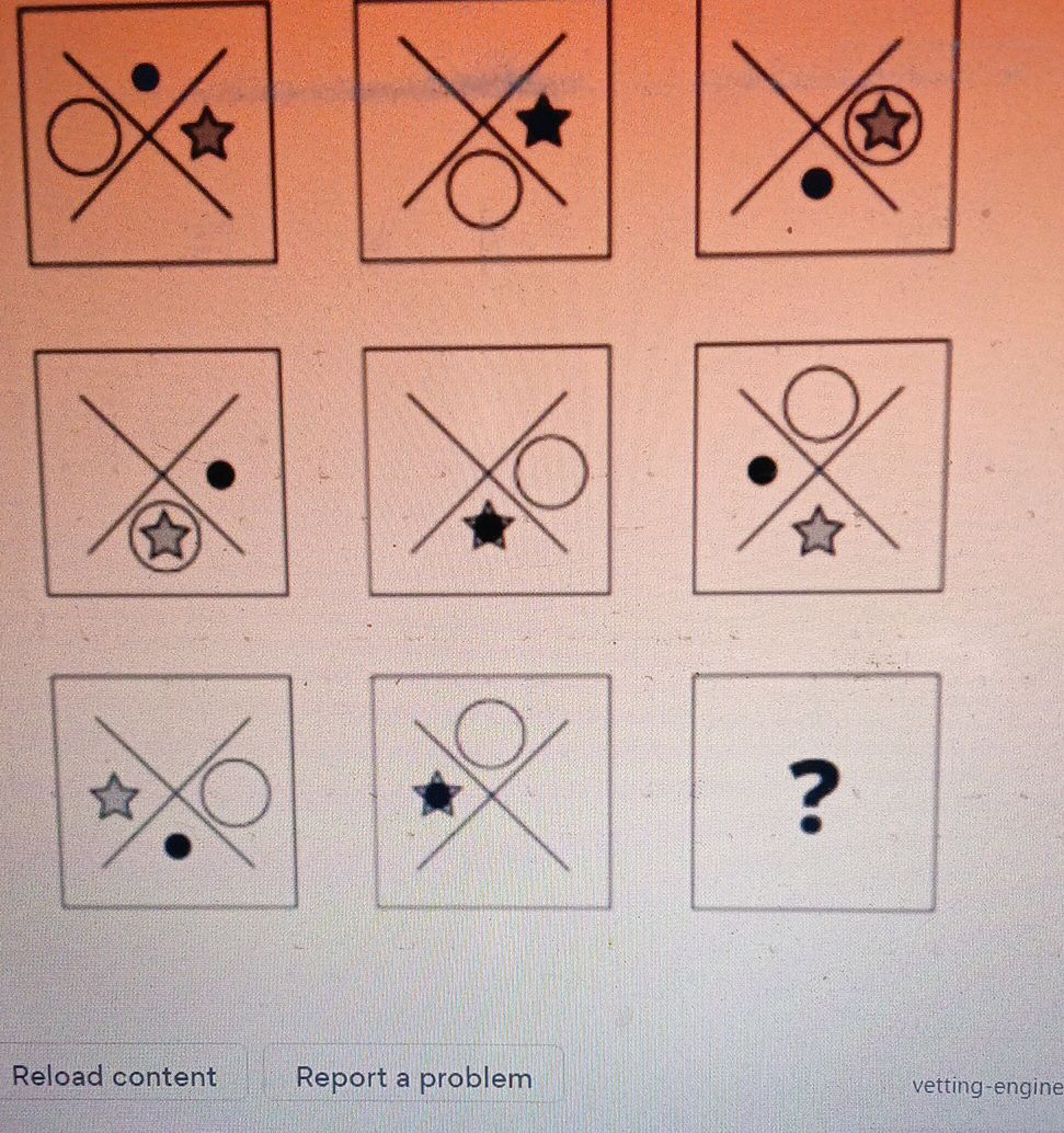 Identify the missing pattern in the sequence | StudyX