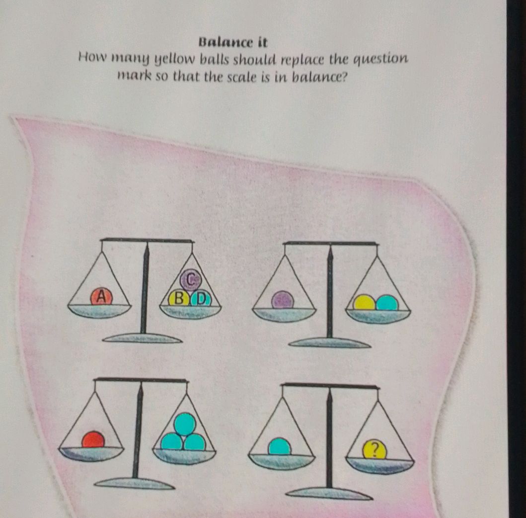 Balance it How many yellow balls should | StudyX