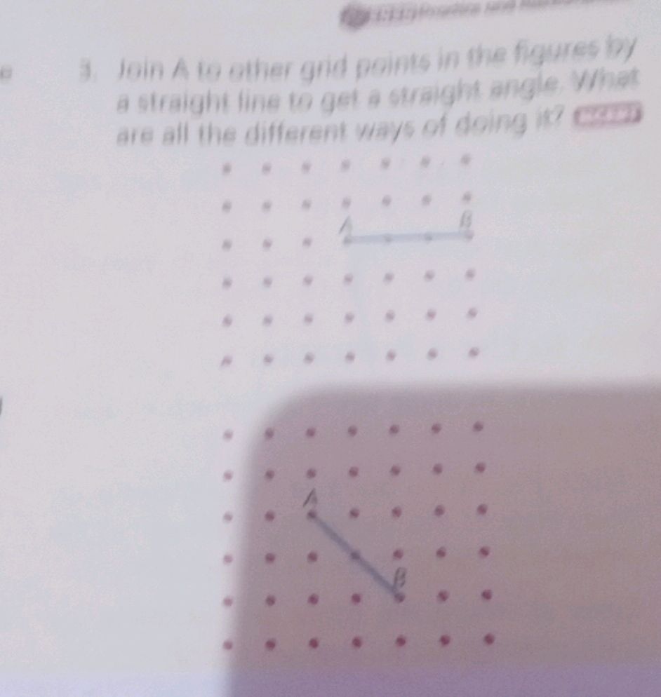 3. Join A to other grid points in the | StudyX