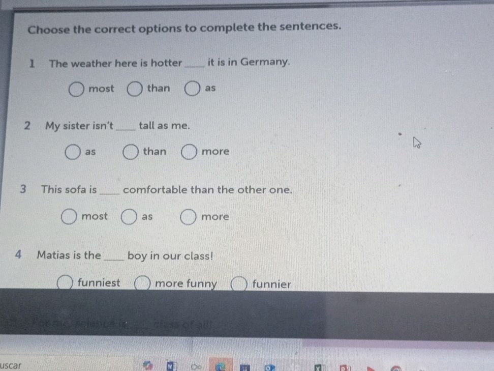 Choose the correct options to complete the | StudyX