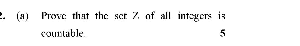 Set Z 2. (a) Prove that the set Z of all integers | StudyX