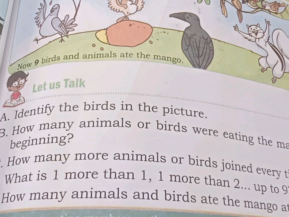 A. Identify the birds in the picture. B. | StudyX