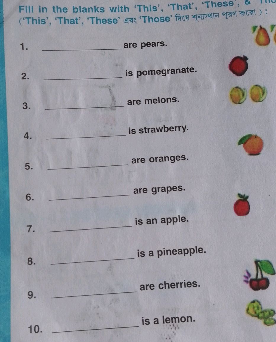 Fill in the blanks with 'This', 'That', | StudyX