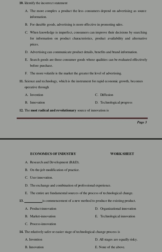 10. Identify the incorrect statement A. The | StudyX