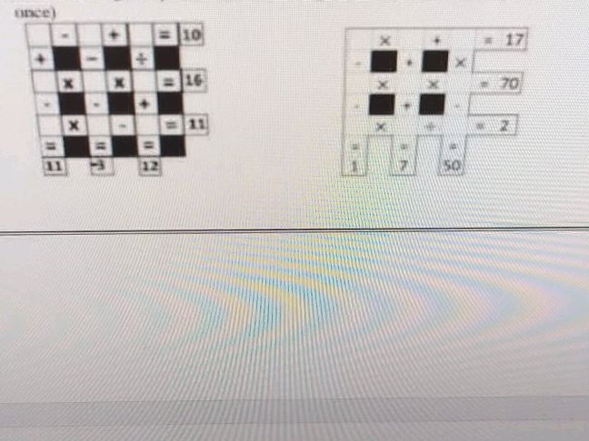 Solve the following puzzles: