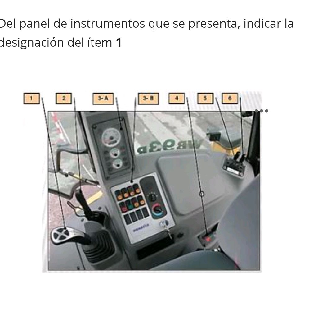 Tractor Panel De Instrumentos Del panel de instrumentos que se presenta, | StudyX