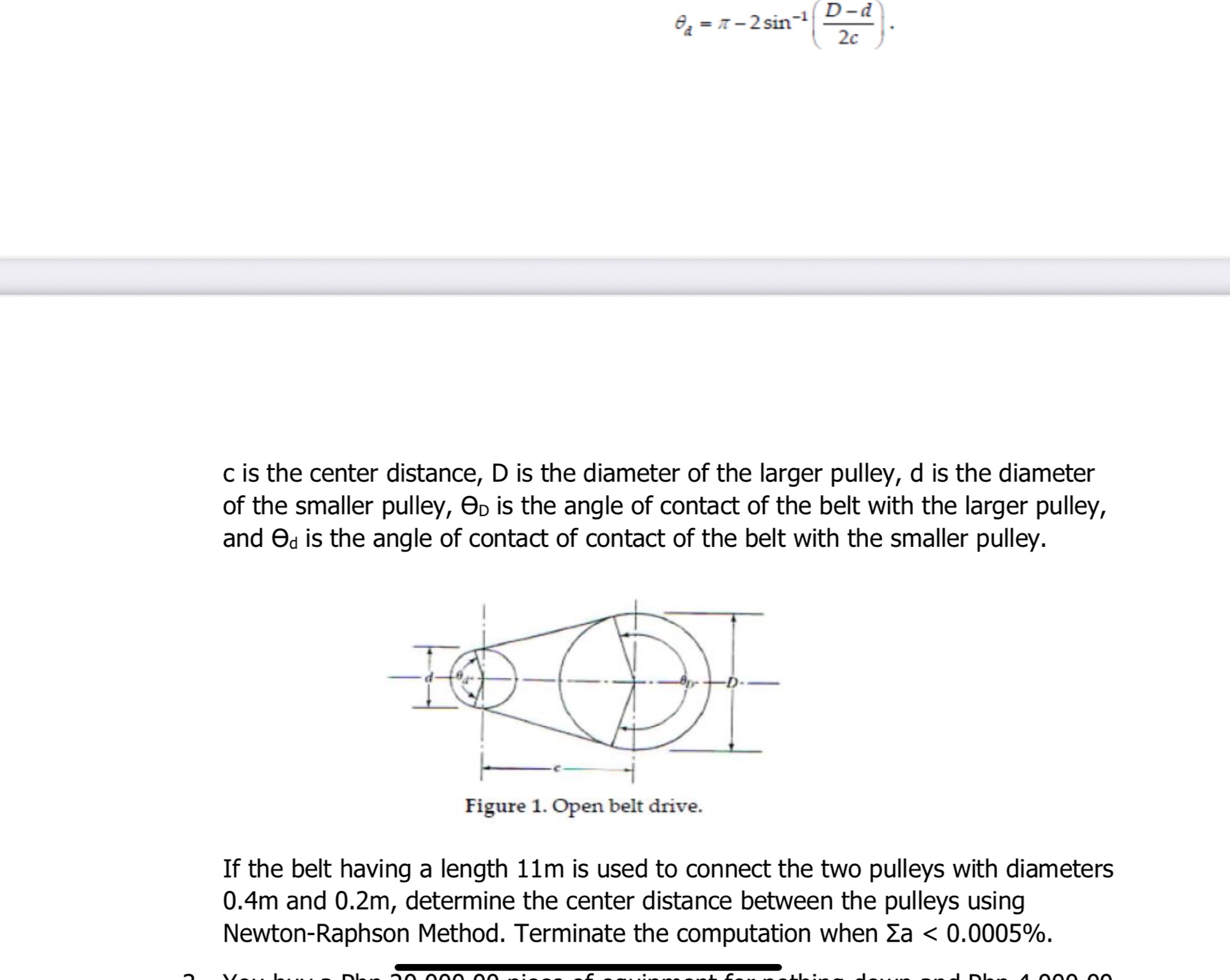 $ _d = - 2 ^{-1}( {D-d}{2c})$ c is the | StudyX