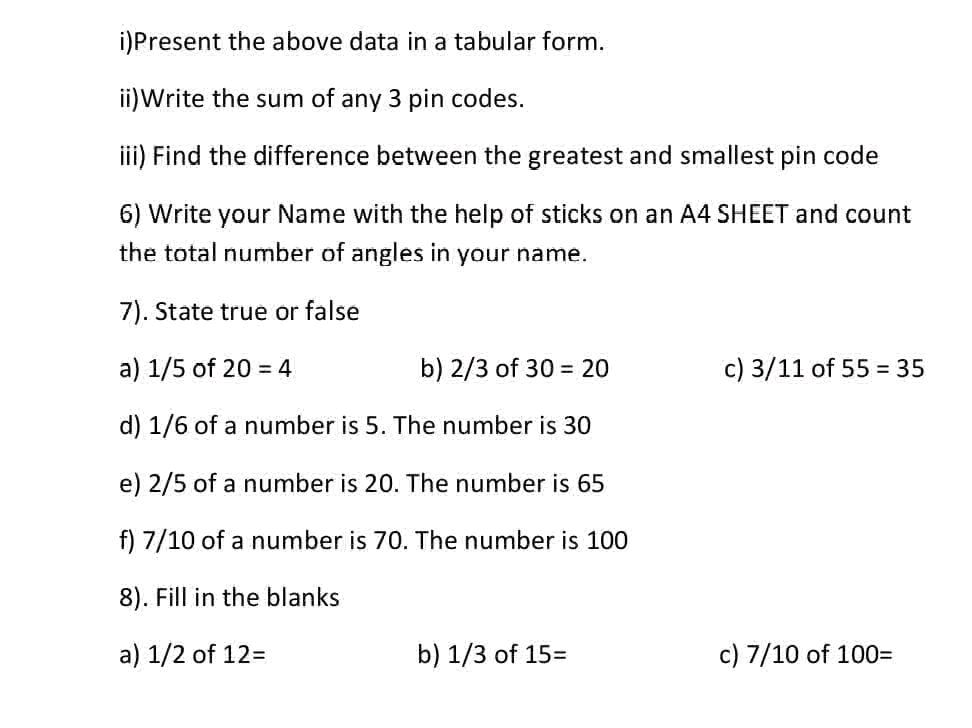 I Present The Above Data In A Tabular Form StudyX