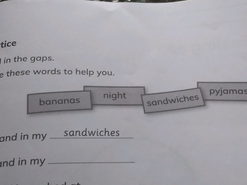 Fill in the gaps. Use these words to help | StudyX